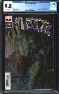Immortal Hulk (2018) # 1 CGC 9.8 NM/MT