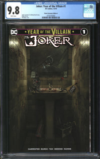 Joker: Year Of The Villain (2019) #1 Bosslogic Planet Awesome Edition A CGC 9.8 NM/MT