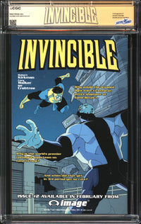 Invincible (2003) #  1 CGC Signature Series 9.8 NM/MT Signed/Sketch Ryan Ottley
