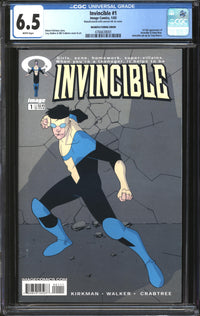 Invincible (2003) #  1 Manufacturing Error CGC 6.5 FN+