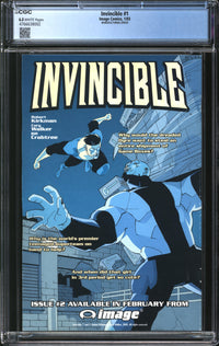 Invincible (2003) #  1 Manufacturing Error CGC 6.5 FN+