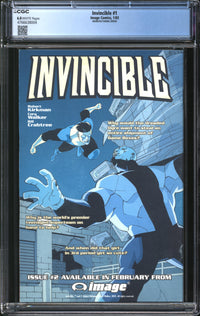 Invincible (2003) #  1 Manufacturing Error CGC 6.0 FN