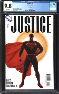 Justice (2005) #4 Second Printing CGC 9.8 NM/MT