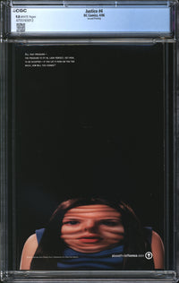 Justice (2005) #4 Second Printing CGC 9.8 NM/MT