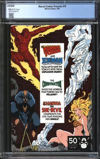 Marvel Comics Presents (1988) #74 CGC 9.8 NM/MT