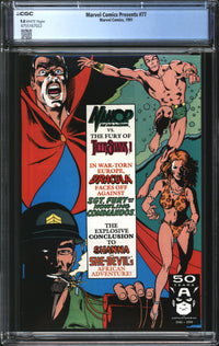 Marvel Comics Presents (1988) #77 CGC 9.8 NM/MT