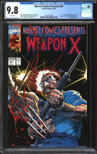 Marvel Comics Presents (1988) #81 CGC 9.8 NM/MT