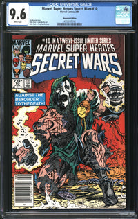Marvel Super-Heroes Secret Wars (1984) #10 Newsstand Edition CGC 9.6 NM+