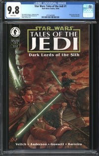 Star Wars: Tales Of The Jedi - Dark Lords Of The Sith (1994) #1 CGC 9.8 NM/MT