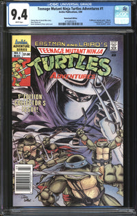 Teenage Mutant Ninja Turtles Adventures (1989) # 1 Newsstand Edition CGC 9.4 NM