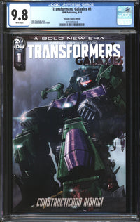 Transformers Galaxies (2019) #1 Torpedo Comics Edition CGC 9.8 NM/MT