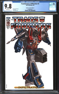 Transformers: Infiltration (2006) #2 Retailer Incentive Edition A CGC 9.8 NM/MT