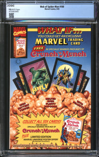 Web Of Spider-Man (1985) #100 CGC 9.8 NM/MT