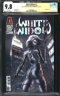 White Widow (2018) #1 CGC x JSA Signature Series 9.8 NM/MT Signed Benny Powell & Jamie Tyndall