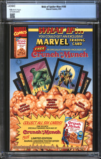 Web Of Spider-Man (1985) #100 CGC 9.8 NM/MT