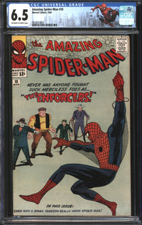Amazing Spider-Man (1963) # 10 CGC 6.5 FN+