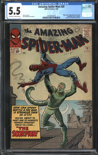 Amazing Spider-Man (1963) # 20 CGC 5.5 FN-