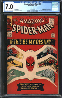 Amazing Spider-Man (1963) # 31 CGC 7.0 FN/VF