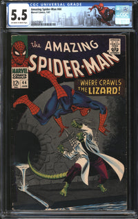 Amazing Spider-Man (1963) # 44 CGC 5.5 FN-