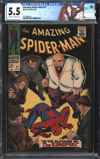 Amazing Spider-Man (1963) # 51 CGC 5.5 FN-