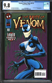 Venom: Sinner Takes All (1995) #3 CGC 9.8 NM/MT