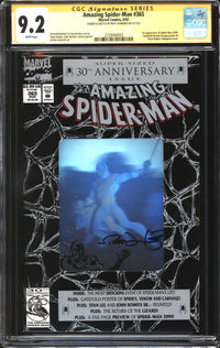 Amazing Spider-Man (1963) #365 CGC Signature Series 9.2 NM- Signed/Sketch Rick Leonardi