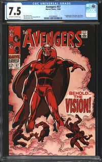Avengers (1963) # 57 CGC 7.5 VF-