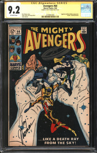 Avengers (1963) # 64 CGC Signature Series 9.2 NM- Signed Roy Thomas