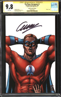 Boys: Herogasm (2009) #1 CGC Signature Series 9.8 NM/MT Signed Garth Ennis