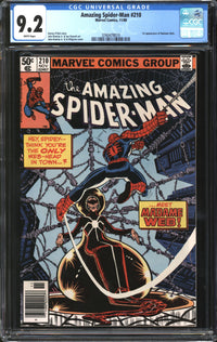 Amazing Spider-Man (1963) #210 Newsstand Edition CGC 9.2 NM-