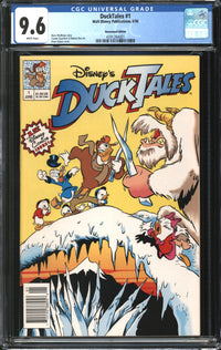 Disney's DuckTales (1990) #1 Newsstand Edition CGC 9.6 NM+