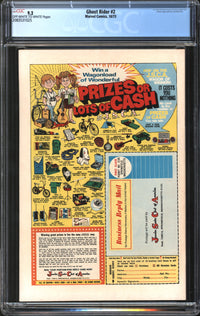 Ghost Rider (1973) # 2 CGC 9.2 NM-