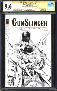 Gunslinger Spawn (2023) #1 San Diego Comic-Con Edition CGC Signature Series 9.6 NM+ Signed/Sketch Marat Mychaels
