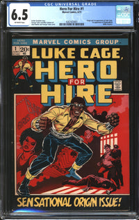 Hero For Hire (1972) #1 CGC 6.5 FN+