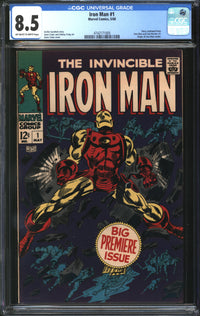 Iron Man (1968) #  1 CGC 8.5 VF+