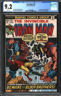 Iron Man (1968) # 55 CGC 9.2 NM-