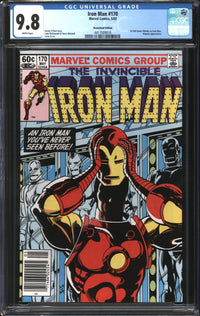 Iron Man (1968) #170 Newsstand Edition CGC 9.8 NM/MT