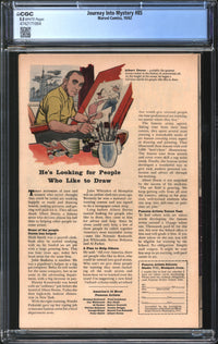 Journey Into Mystery (1952) # 85 CGC 5.5 FN-