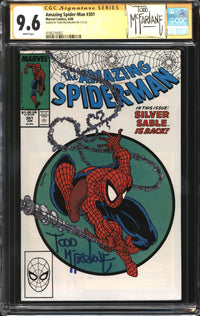 Amazing Spider-Man (1963) #301 CGC Signature Series 9.6 NM+ Signed Todd McFarlane