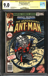 Marvel Premiere (1972) #47 CGC Signature Series 9.0 VF/NM Signed & "Ant-Man" Paul Rudd