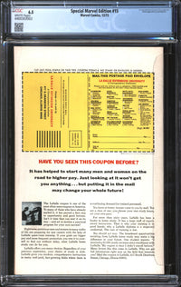 Special Marvel Edition (1971) #15 CGC 6.5 FN+