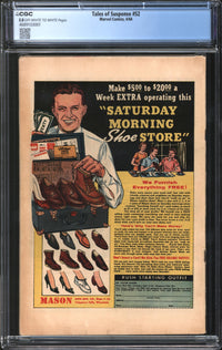 Tales Of Suspense (1959) #52 CGC 5.0 VG/FN
