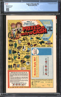 Tomb Of Dracula (1972) #12 CGC 9.0 VF/NM