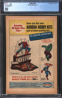X-Men (1963) # 28 CGC 6.0 FN