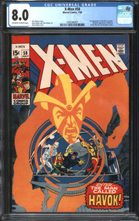 X-Men (1963) # 58 CGC 8.0 VF