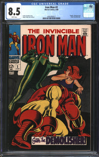 Iron Man (1968) #  2 CGC 8.5 VF+