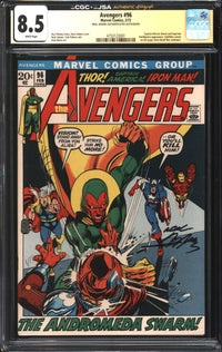Avengers (1963) # 96 CGC x JSA Signature Series 8.5 VF+ Signed Neal Adams