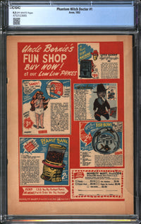 Phantom Witch Doctor (1952) #1 CGC 4.5 VG+