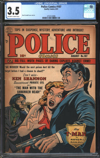 Police Comics (1941) #107 CGC 3.5 VG-