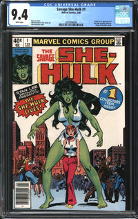 Savage She-Hulk (1980) #1 Newsstand Edition CGC 9.4 NM